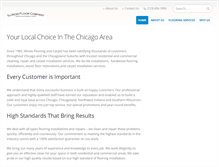 Tablet Screenshot of illinoisfloor.com